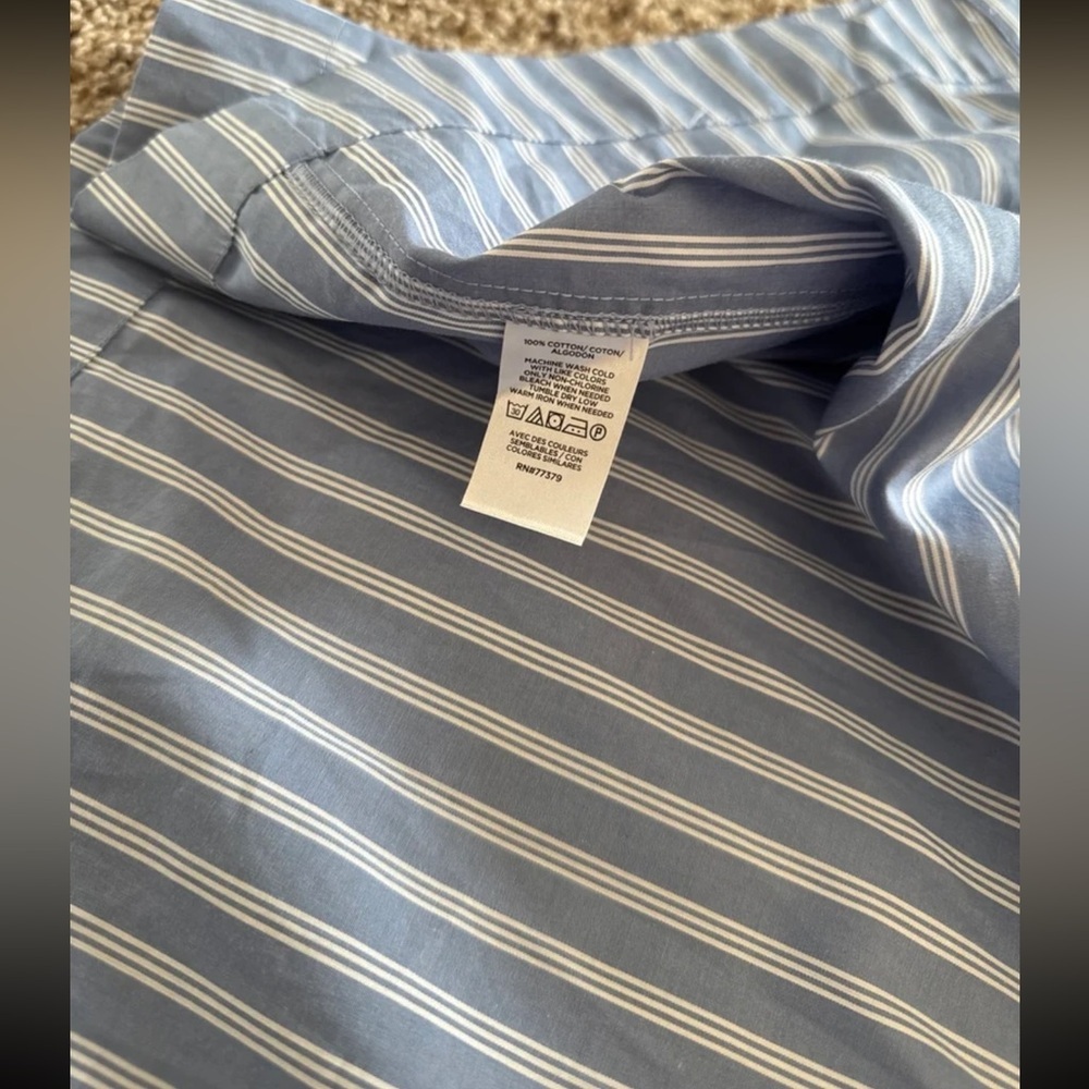 NWT Ann Taylor Striped Asymmetric Shirtdress 
size 10 - Picture 12 of 12